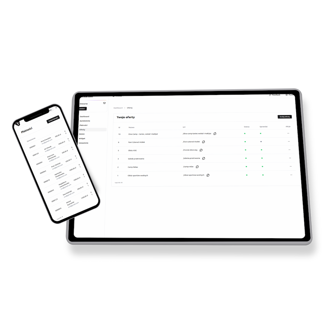 Trimida dashboard